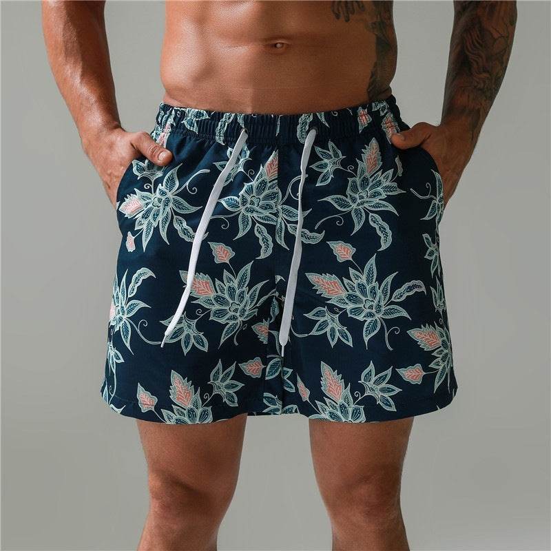 Buycenter Digital Printing Hawaiian Beach Shorts for Men - Sizes S to 6XL - Buy Center