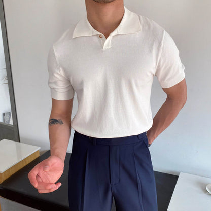 Buycenter Men's Casual T-Shirt - Summer Solid Colors, Various Sizes - Buy Center