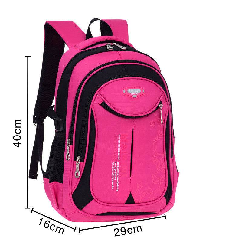 Lightweight Waterproof Schoolbag for Boys - Durable Nylon, Grades 1-6 - Buy Center