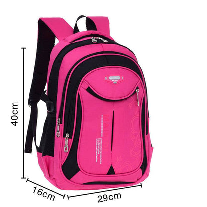 Lightweight Waterproof Schoolbag for Boys - Durable Nylon, Grades 1-6 - Buy Center