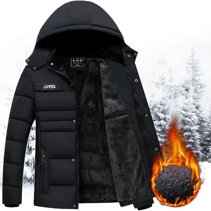 Buycenter Men's Winter Coat - Trendy Cotton Padded Jacket for Comfort - Buy Center