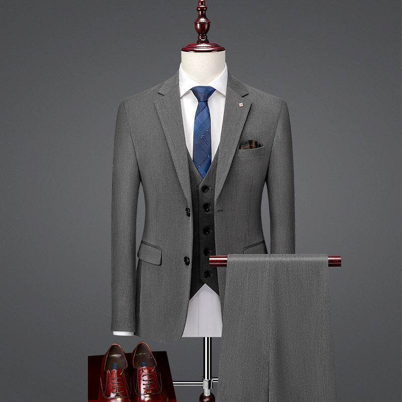 Handsome Slim Fit Business Casual Suit - Stylish Formal Attire for All Seasons - Buy Center