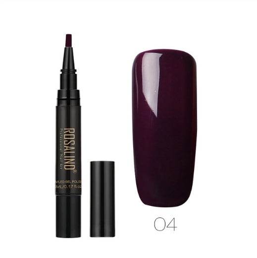 5ml Solid Color Nail Art Pen - Easy Application in 58 Vibrant Shades - Buy Center