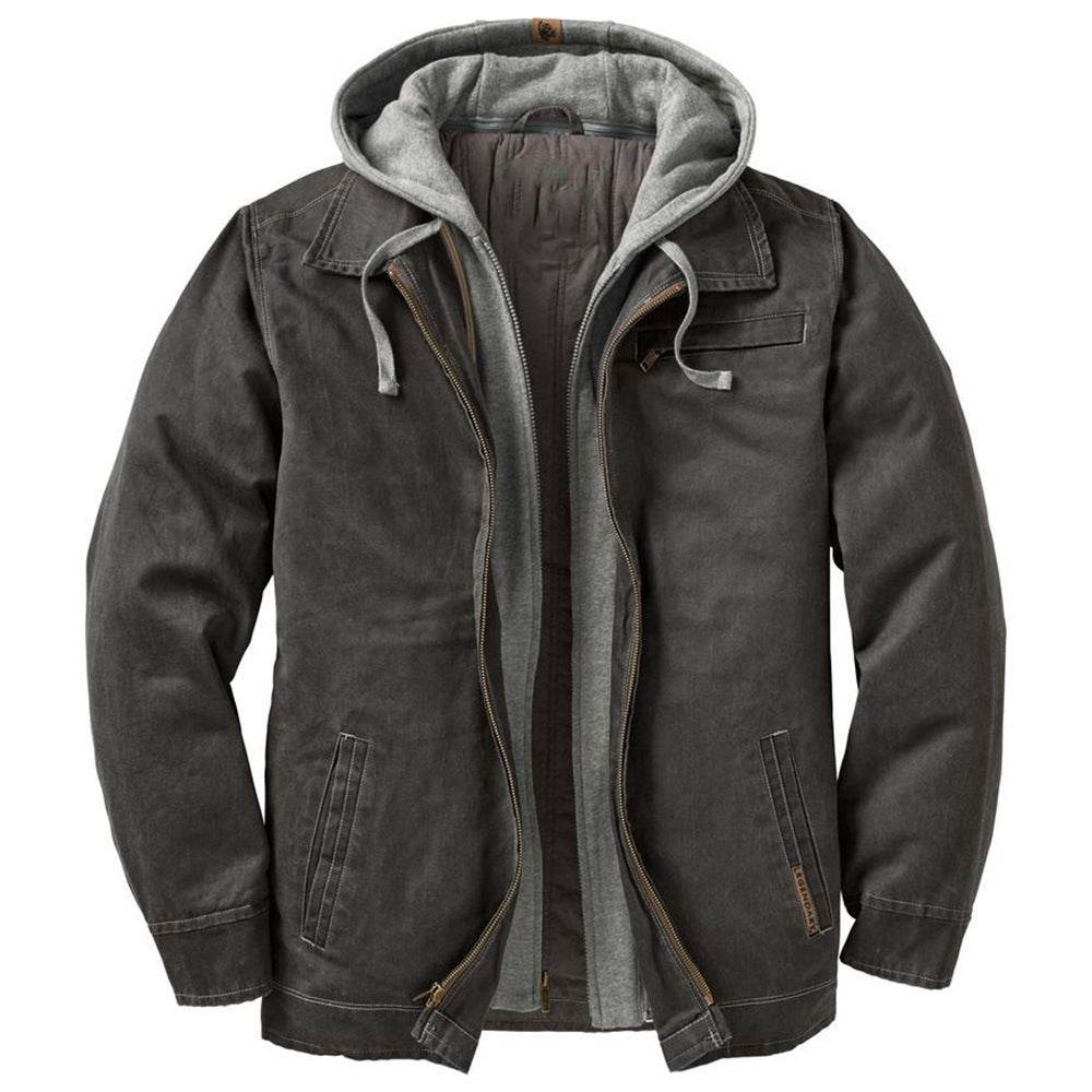 Buycenter Thickened Hooded Jacket - Stylish Long Sleeve for Winter 2025 - Buy Center