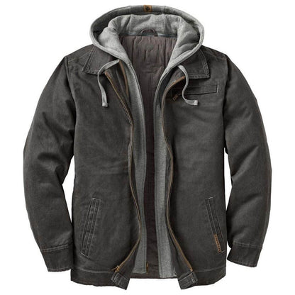 Buycenter Thickened Hooded Jacket - Stylish Long Sleeve for Winter 2025 - Buy Center