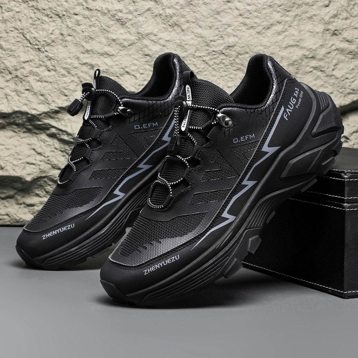 Buycenter Men’s Colorblock Sneakers - Casual Hiking & Running Shoes - Buy Center