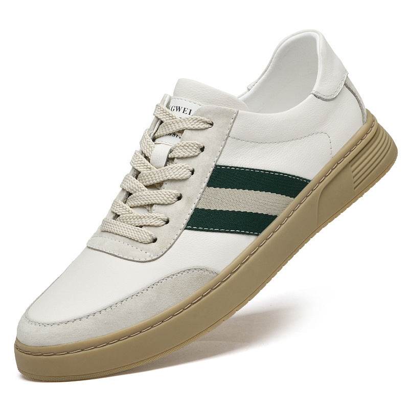 Men's Casual Lace-Up Cow Leather Shoes - Comfortable & Stylish Footwear - Buy Center