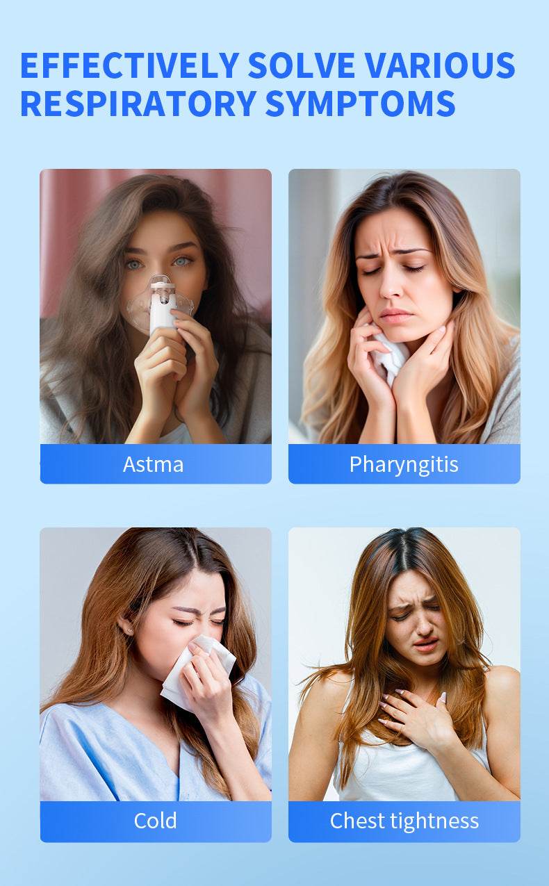 Portable Handheld Nebulizer for Kids - Quiet Ultrasonic Atomizer Treatment - Buy Center