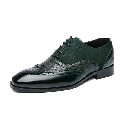 British Men's Lace-up Leather Shoes - Stylish & Comfortable Formal Footwear - Buy Center
