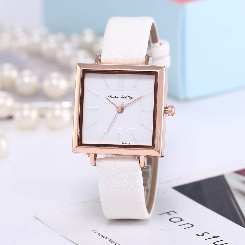 Buy Center Women's Square Quartz Watch - Casual Style, Multiple Colors - Buy Center