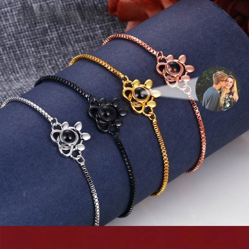 Customized Animal Bracelet - Micro Carved Dog Claws for Couples in Copper - Buy Center