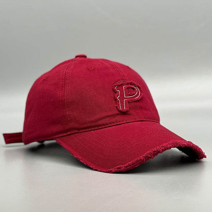 Buycenter Raw Edge Baseball Cap - Travel, Sun Protection & Breathable Fabric - Buy Center