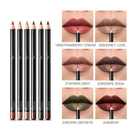 36 Color Waterproof Lip Liner - Non-Smudge & Long Lasting Shades - Buy Center
