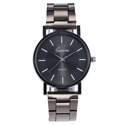 Buy Center Ladies Quartz Watch - Simple Fashion with Steel Belt - Buy Center