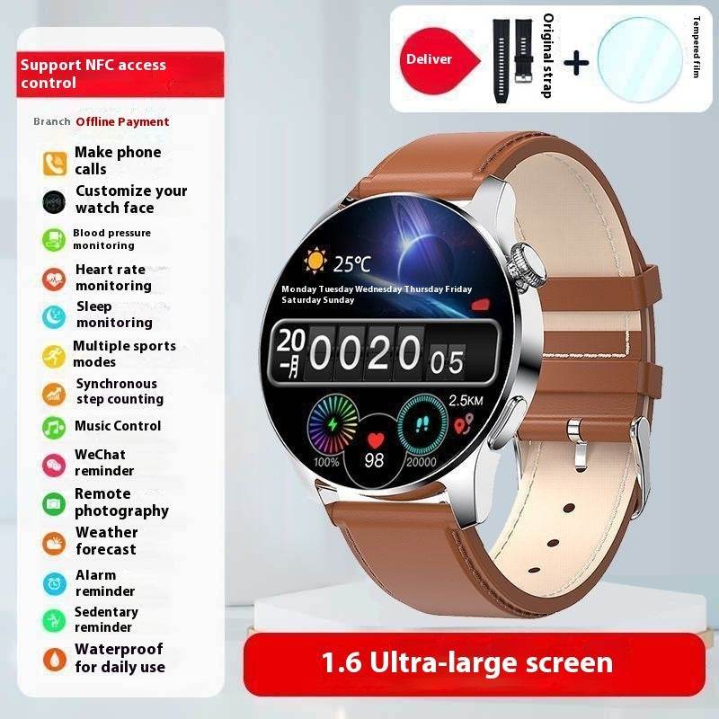 Sports Bracelet Smart Watch for Men - Bluetooth, Waterproof, Touch Screen - Buy Center
