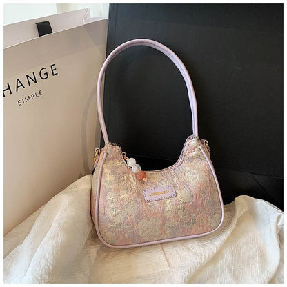 Buycenter French Fashion Handbag - Urban Shoulder Bag in Purple or Pink - Buy Center