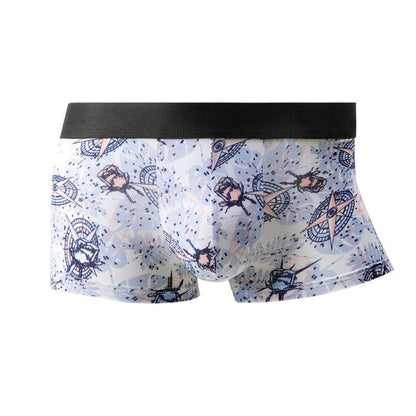 Men's Ice Silk Traceless Shorts - Breathable Summer Comfort Wear - Buy Center