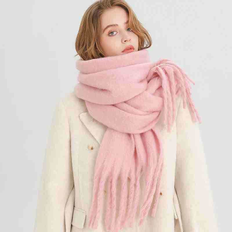 Women's Cashmere Winter Scarf - Soft Terylene Wrap for Cold Weather Style - Buy Center