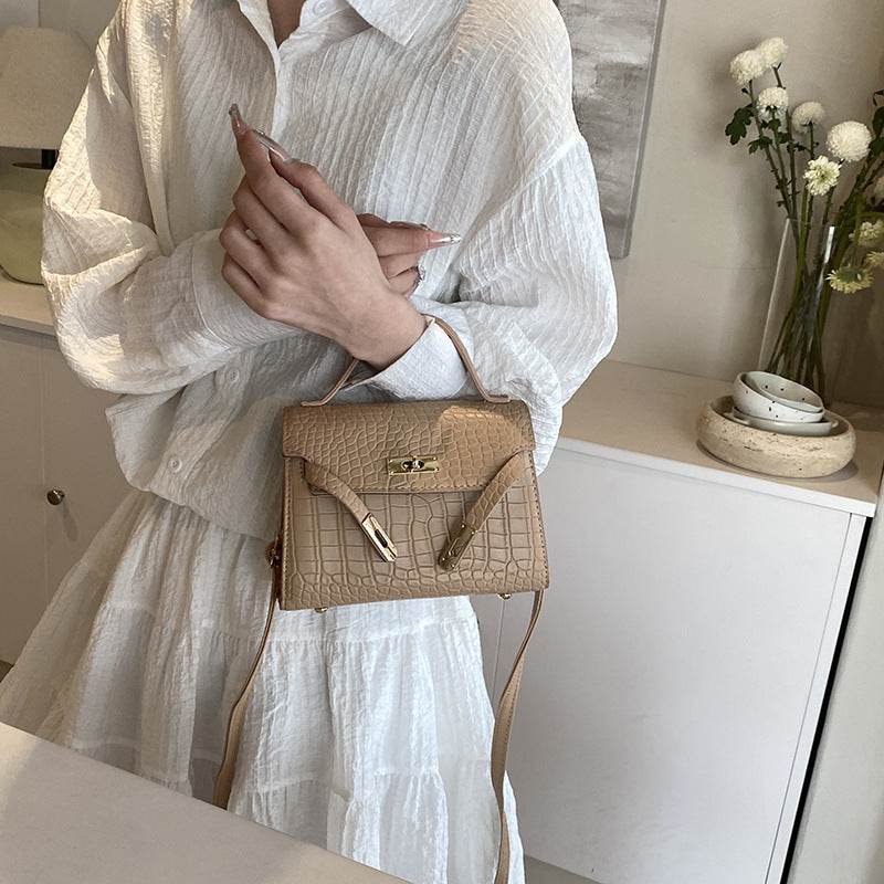 Buycenter Women's Small Square Crossbody Bag - Stylish PU Leather Tote - Buy Center