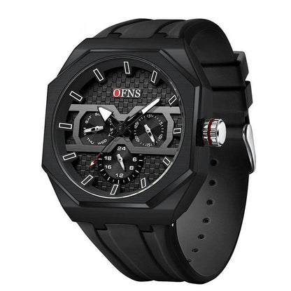 Stylish Three Eyes Quartz Watch - Waterproof Men's Sports Accessory 2025 - Buy Center