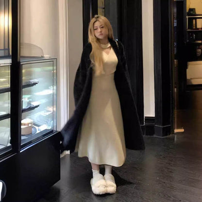 Women's Soft Knitted Cardigan Sweater - Cozy Loose Fit for Autumn - Buy Center