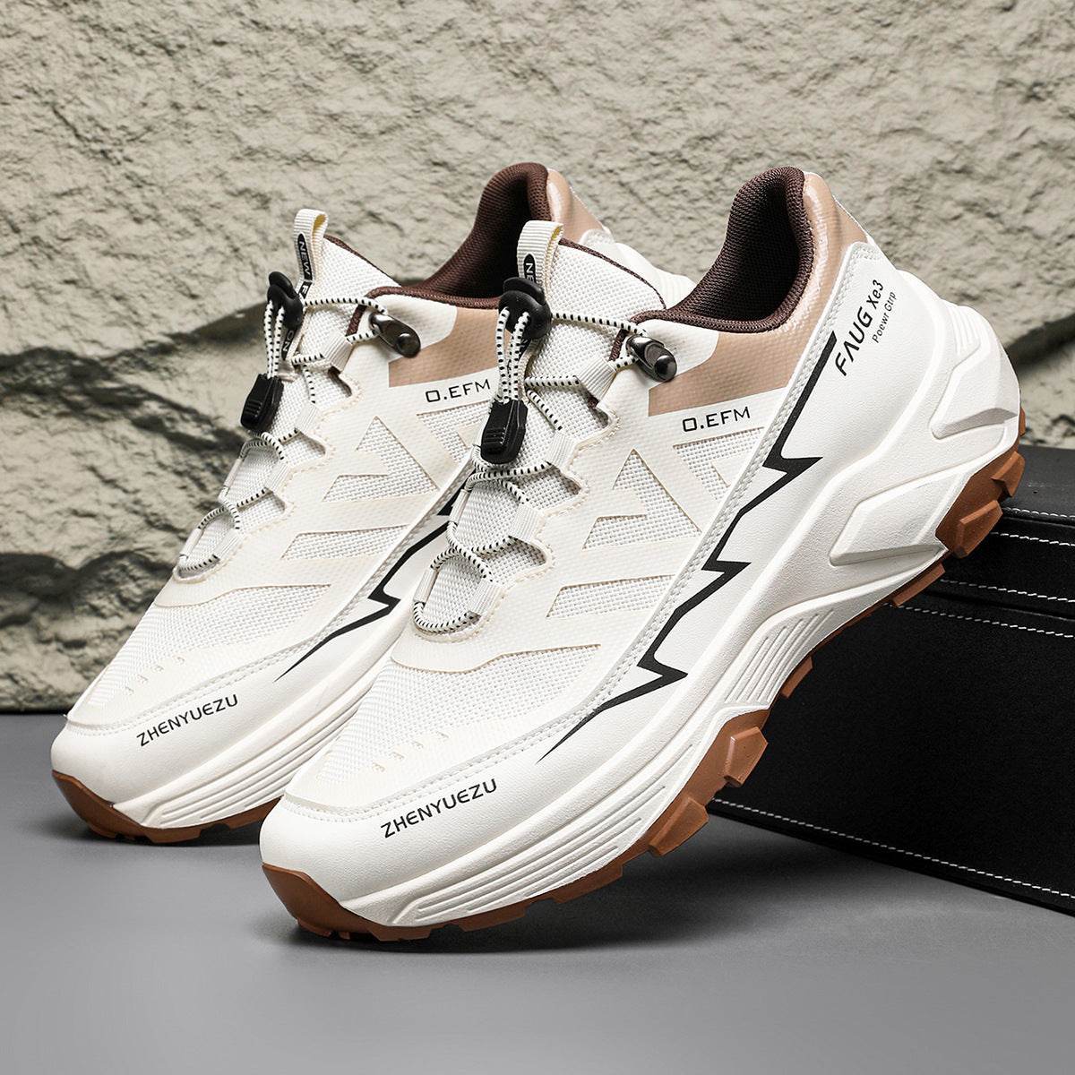 Buycenter Men’s Colorblock Sneakers - Casual Hiking & Running Shoes - Buy Center