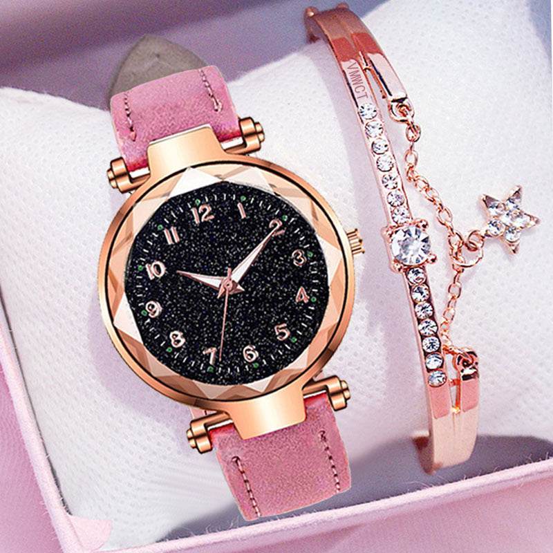Center Trendy Women's Starry Sky Watch - Casual Bracelet Timepiece - Buy Center