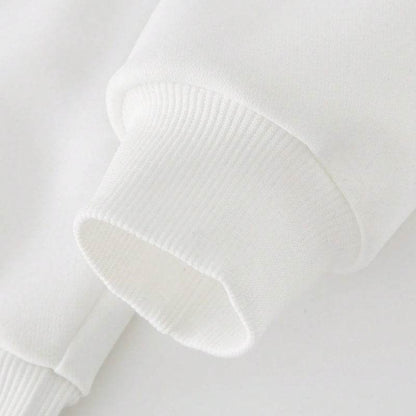 Buycenter Women's Hooded Sweater - Casual Pullover with Letter Print - Buy Center