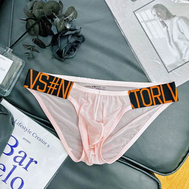 Transparent High Fork Men's Briefs - Low Waist Sports Panties for Comfort - Buy Center