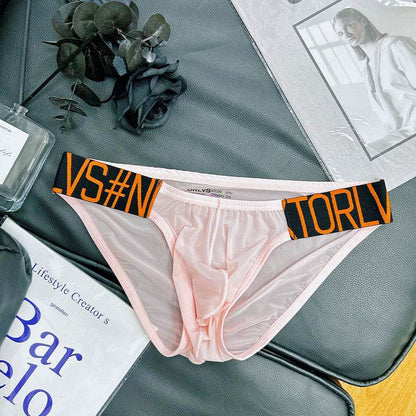 Transparent High Fork Men's Briefs - Low Waist Sports Panties for Comfort - Buy Center
