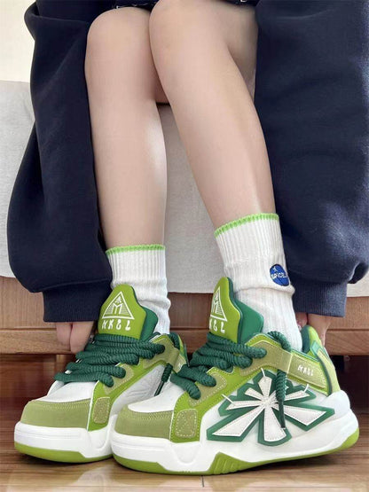 Niche Korean Style Daddy Shoes - Trendy Thick Bottom Casual Vulcanize Footwear - Buy Center