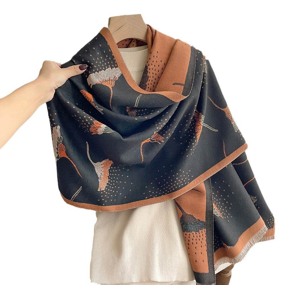 Cashmere-Like Thick Warm Tassel Scarf - Cozy Wrap for Every Season - Buy Center