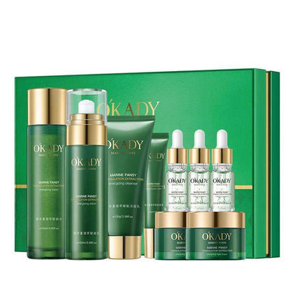 Marine Aloe Vera Skin Care Set - Hydrating Lotion & Brightening Mask - Buy Center