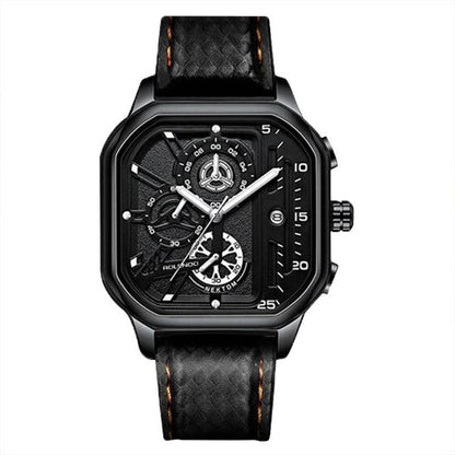 Buycenter Men's Quartz Watch - Fashionable Waterproof Design in Gray Black - Buy Center