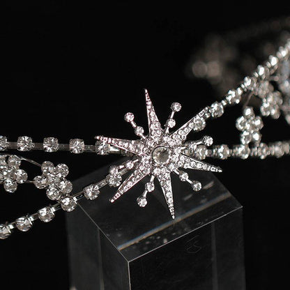 Luxurious Bridal Crown Headdress - Rhinestone Zircon Wedding Headband - Buy Center