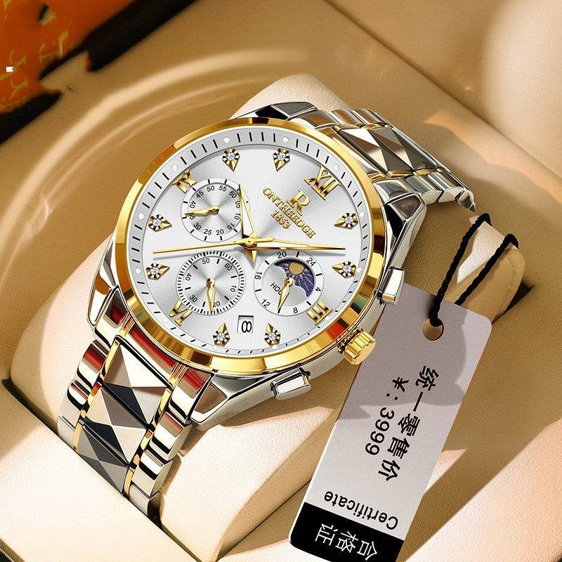 Elegant Waterproof Tungsten Steel Quartz Business Watch - 2025 Style - Buy Center