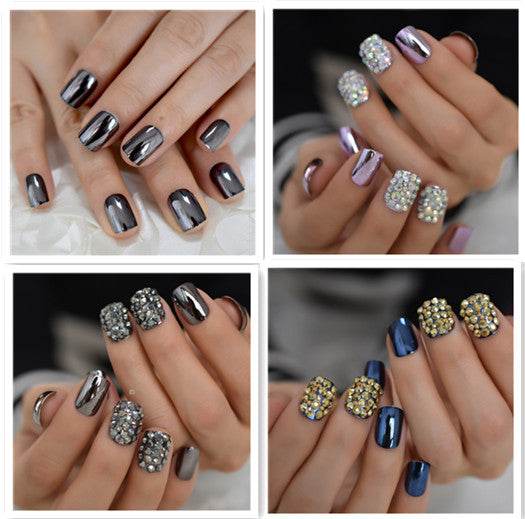 Metal False Nails for Women - Edgy Glamour Kits in Trendy Styles 2025 - Buy Center