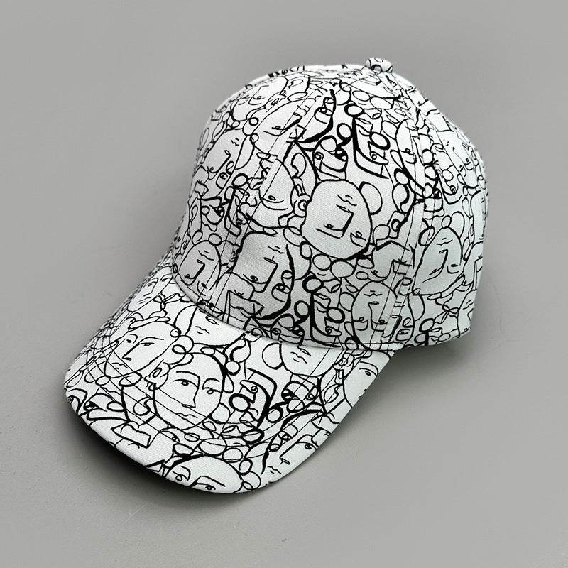 Graffiti Skull Pattern Baseball Cap - Breathable, Stylish Design for 2025 - Buy Center