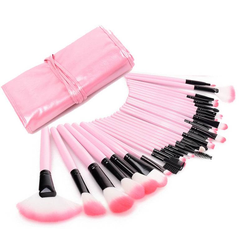 Stylish Makeup Brush Bag - Durable Rayon & Easy Transport PU Handle - Buy Center