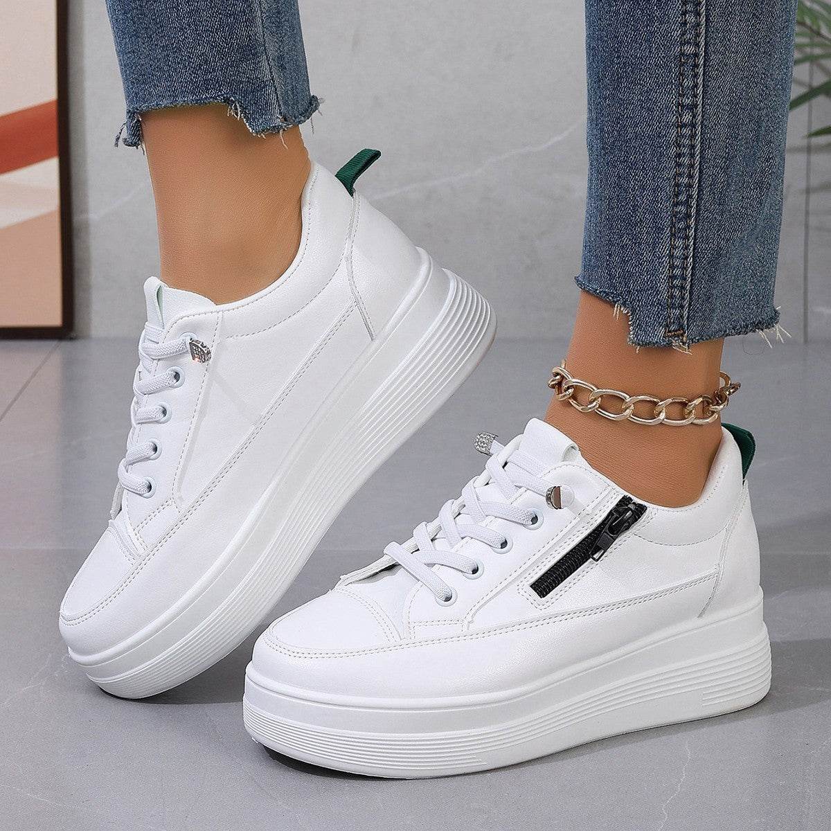 Buycenter Casual Low-Top Sports Shoes - Color Matching, Lightweight Platform - Buy Center