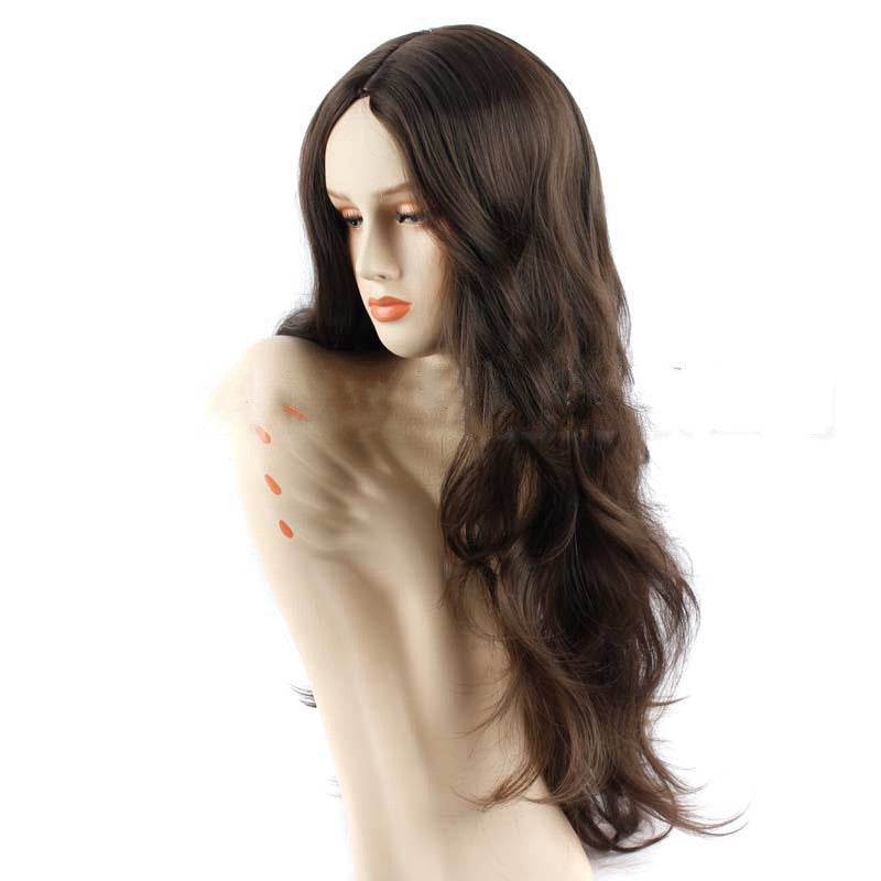 26-Inch European & American Human Hair Wig - Elegant Stylish Design 2025 - Buy Center