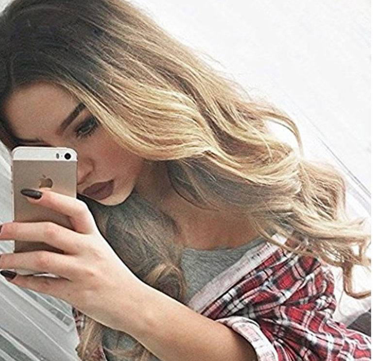 Customizable Long Curly Gradient Anime Wig - Vibrant Colors for All - Buy Center