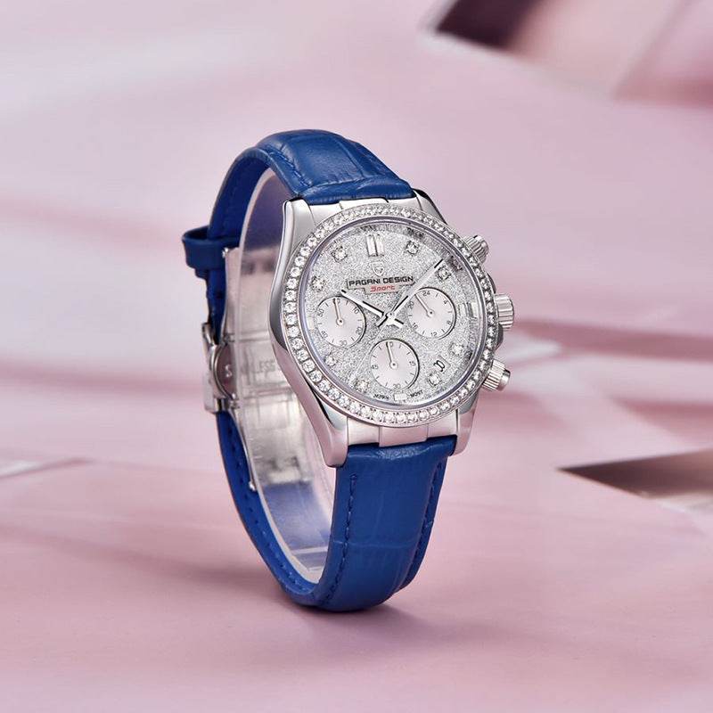 Women's Fashion Diamond Watch - Luminous Steel Band, Stylish Elegance - Buy Center