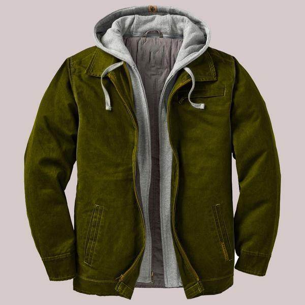 Buycenter Thickened Hooded Jacket - Stylish Long Sleeve for Winter 2025 - Buy Center