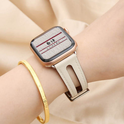 Generation Tide Men's Leather Strap - Breathable & Stylish for Apple Watches - Buy Center