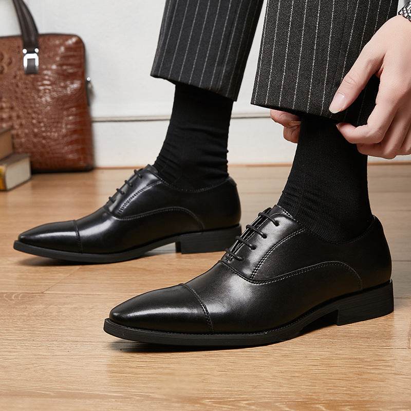 Buycenter Formal Wear Oxford Shoes - Height Increasing, Genuine Leather - Buy Center