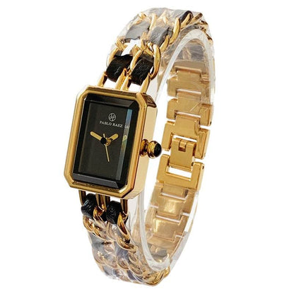 Buy Center Women's Square Dial Watch - Elegant Stainless Steel Design - Buy Center