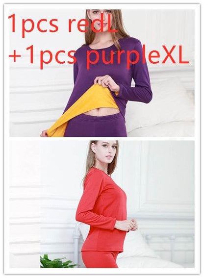 Men's Plush Thermal Underwear Set - Cozy Pullover & Loose Pants - Buy Center