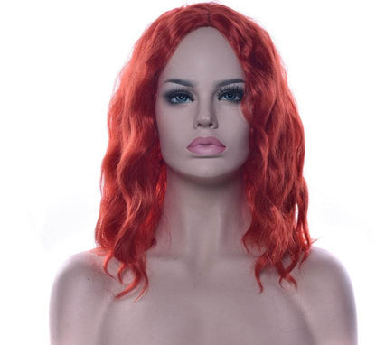 Black Short Curly Hair Cap - Premium High Temperature Silk Cosplay Wig - Buy Center