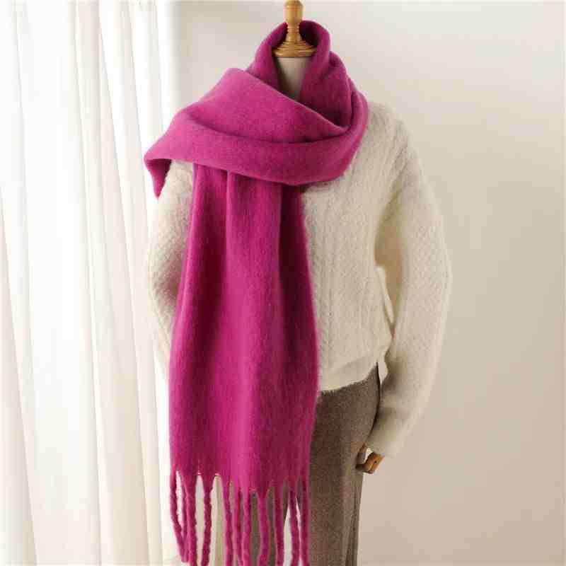 Women's Cashmere Winter Scarf - Soft Terylene Wrap for Cold Weather Style - Buy Center
